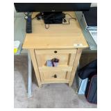 McKenzi 2 Drawer Wood File Cabinet