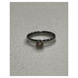 Citrine Solitaire Ring