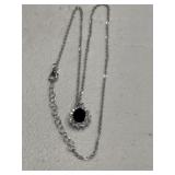 Estate Sapphire Quartz Necklace