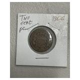 1866 Two Cent Piece