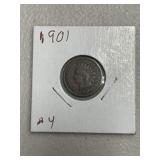 1901 Indian Head Penny