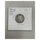 1867 Three Cent Piece