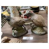 Vintage Quail Figurines