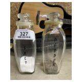 Large Vintage Salt & Pepper Shaker Set