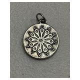 Sterling Silver Ornate Pendant
