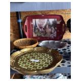 Lot of Ornate Trays