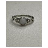 Sterling Silver Moonstone Ring