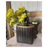 Basket & Mirrored Centerpiece