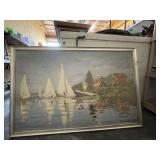 Regatta At Argenteuil - Claude Monets