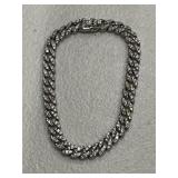 Sterling Silver Diamond Accent Bracelet