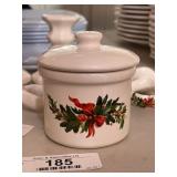 Vintage Pfaltzgraff Mustard Dish with Lid