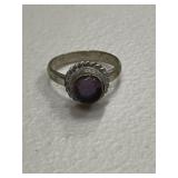 Sterling Silver Amethyst Ring