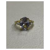Large Oval Solitaire Ring
