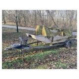 14' Lowe Big Jon Alum Duck Boat & Trailer