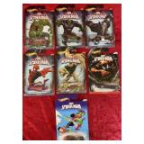 7 Spiderman Hot Wheels Collector Cars