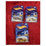 3 Hot Wheels Collectible Cars