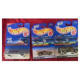 3 Mixed Hot Wheels Collectible Series Cars