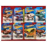 8 Hot Wheels Collector Cars