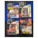 4 Hot Wheels Racing Collector Cars