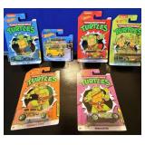 6 Teenage Mutant Ninja Turtles Hot Wheels Cars