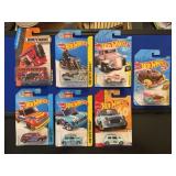 7 Collectible Die Cast Replica Cars