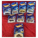 8 Hot Wheels Collectible Cars