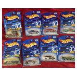 8 Hot Wheels Collectible Cars