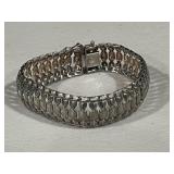 Sterling Silver Large Bracelet