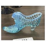 Fenton Glass Shoe