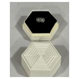 14K Gold Antique Diamond Heart Ring