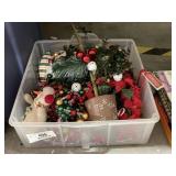 Flat of Vintage Christmas Items