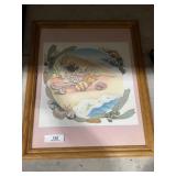 Hand Sewn Framed Nautical Artwork