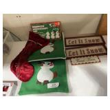 Vintage Christmas Items & Signs