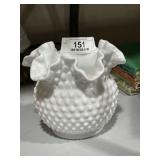 Hobnail Ruffled Edge Candy Dish