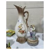 Musical & Porcelain Pitcher