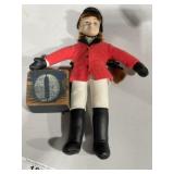 Vintage Equestrian Doll & Block
