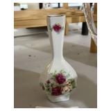 Miniature Gold Trim Vase