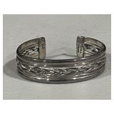 Vintage Sterling Open Cuff Bracelet