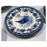 3 William James 8' Plates
