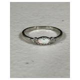Sterling Silver Opal Ring