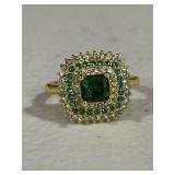Estate Emerald Dinner Ring