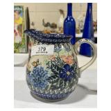 Hand Painted Pitcher