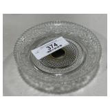 Ornate Tray with Silver Base