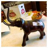 Metal Elephant Sculpture