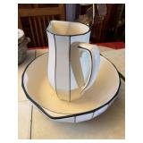 Antique Pitcher & Bowl