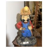 Concrete Coal Miner Statue