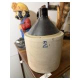2 Gallon Stoneware Shoulder Jug