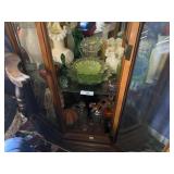 2 Shelves Of Collectible Glass