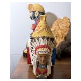 Chalkware Indian Cookie Jar