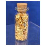 Gold Flakes in a Bottle